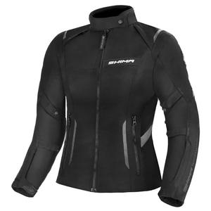 Veste moto femme Shima Rush noir soldes
