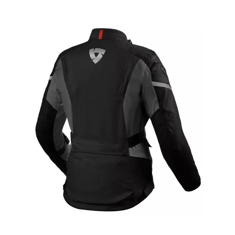 Veste de moto Revit Horizon 3 H2O noir et blanc pour femme