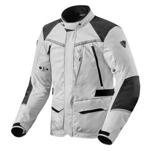 Veste moto Revit Voltiac 3 H2O argent-noir