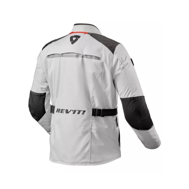 Veste moto Revit Voltiac 3 H2O argent-noir