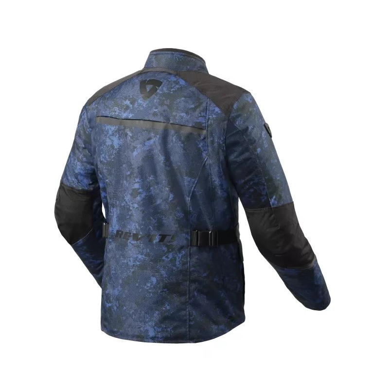 Revit Voltiac 3 H2O camo blue motorcycle jacket soldes