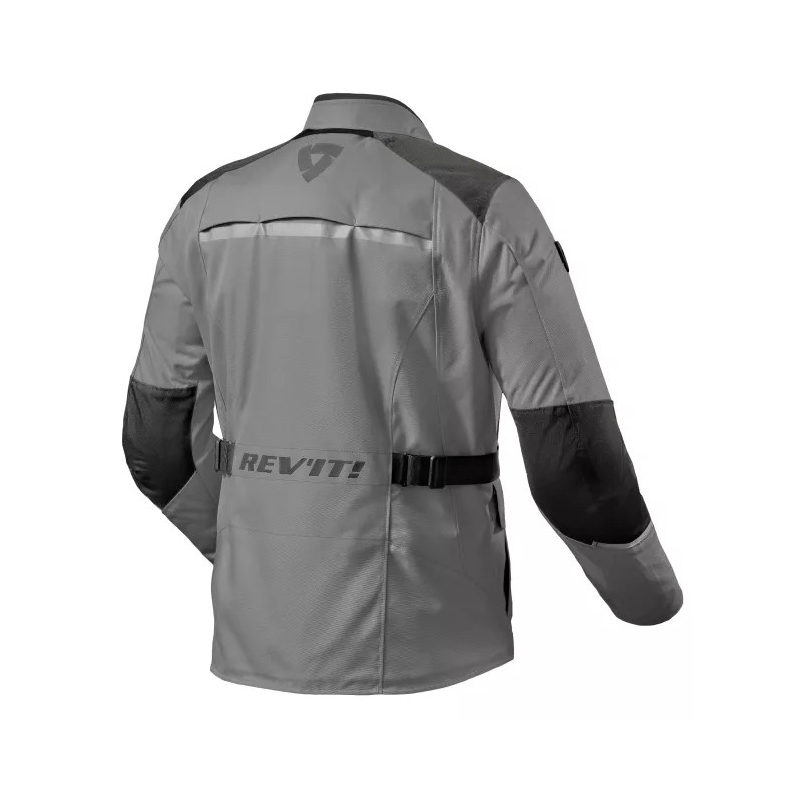 Veste moto Revit Voltiac 3 H2O gris-noir