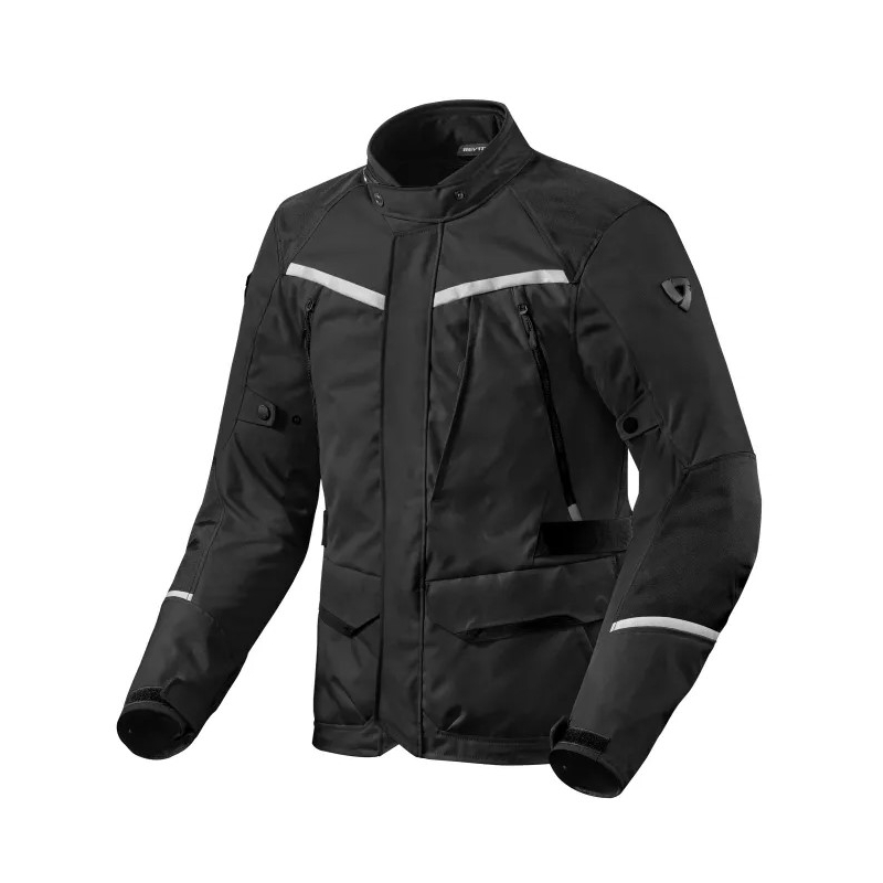 Veste moto Revit Voltiac 3 H2O noir et argent