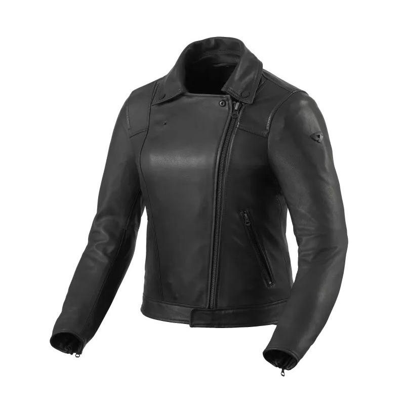 Veste moto femme Revit Liv noir soldes