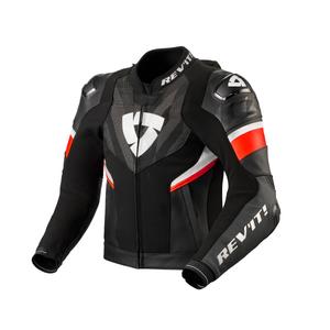 Blouson moto Revit Hyperspeed 2 Pro noir-rouge fluo soldes