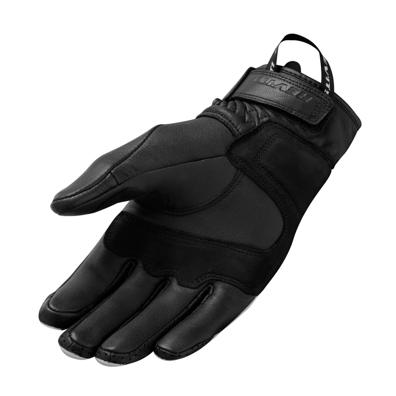 Gants de moto Revit Redhill noir et blanc soldes