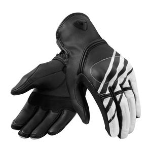 Gants de moto Revit Redhill noir et blanc soldes
