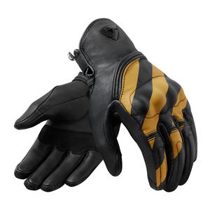 Gants moto Revit Redhill noir et jaune soldes