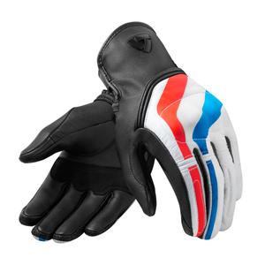 Gants moto Revit Redhill rouge-bleu