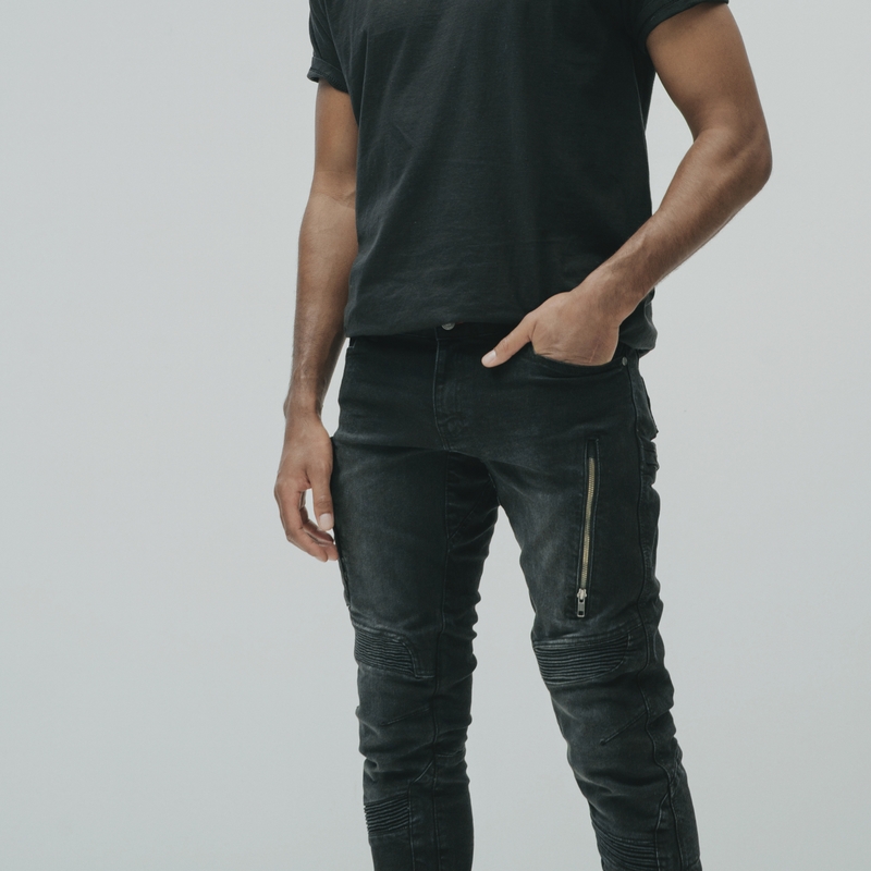 Rebelhorn Vandal Twill Black Motorcycle Jeans soldes