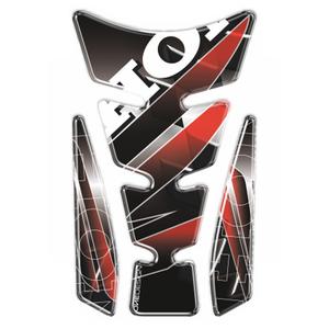 Couvercle de réservoir de carburant - Print Wings tankpad argent avec partie latérale