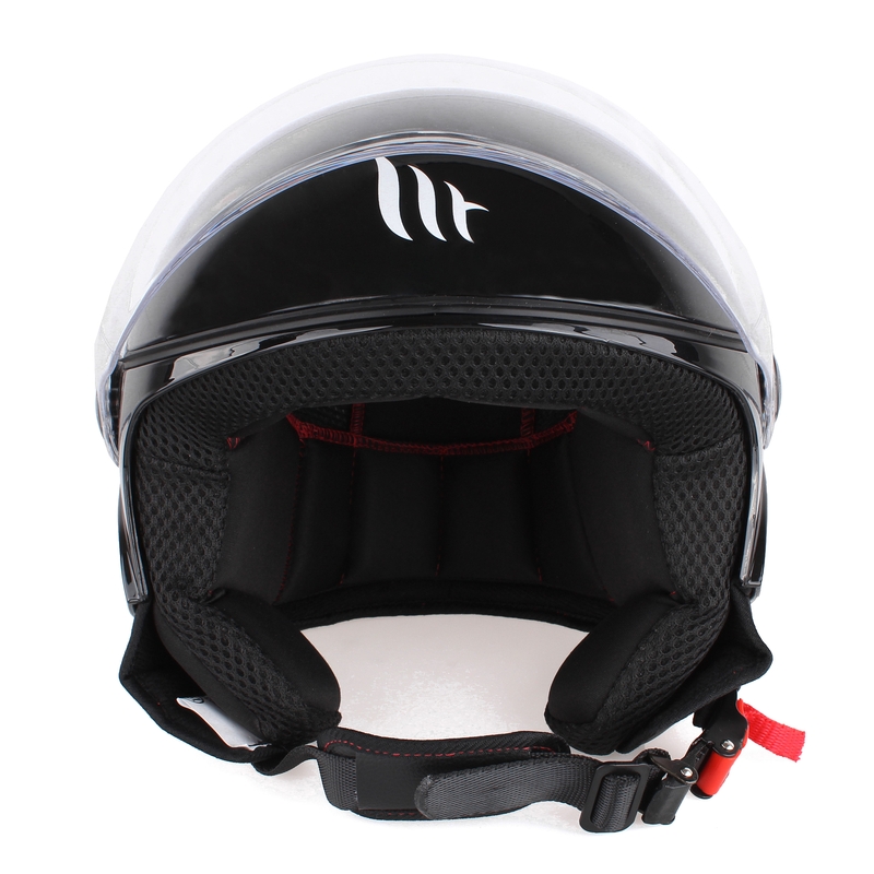Casque moto MT Street open noir soldes