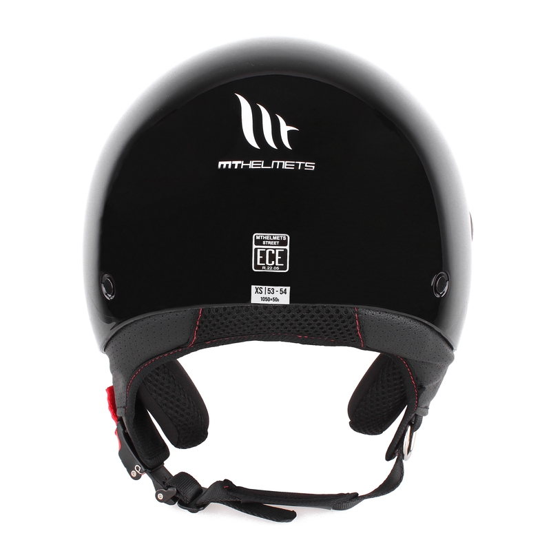 Casque moto MT Street open noir soldes