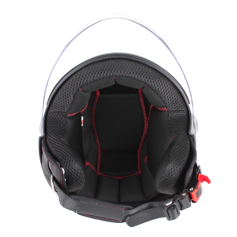 Casque moto MT Street open noir soldes