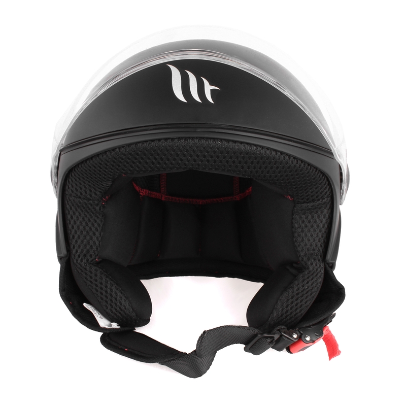 Casque moto MT Street open noir mat soldes