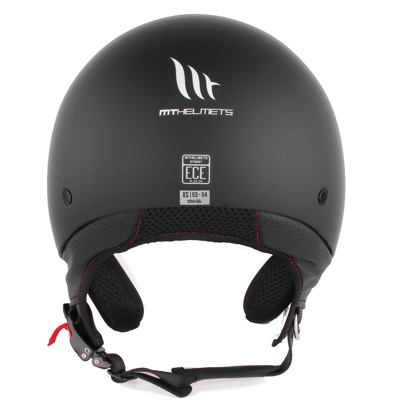 Casque moto MT Street open noir mat soldes