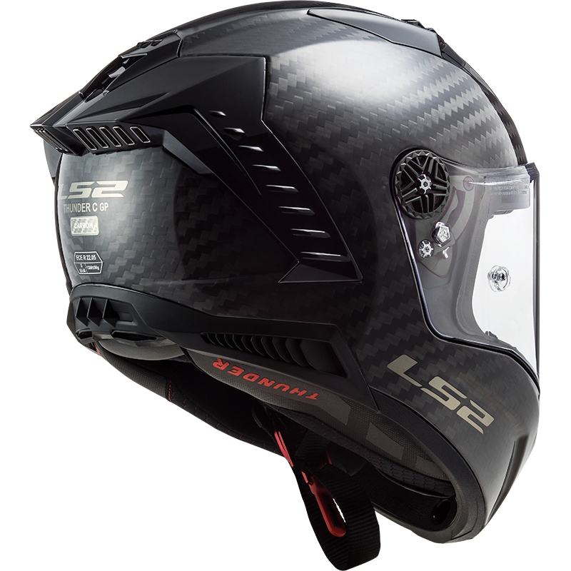 Casque moto intégral LS2 FF805 Thunder Carbon Black Gloss