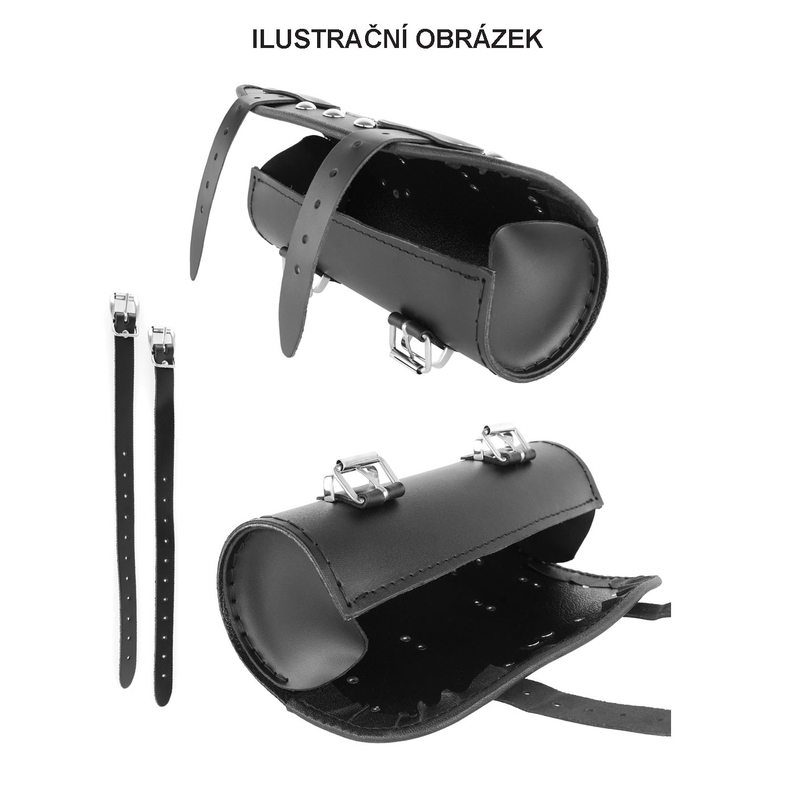 Roulettes en cuir pour moto Chopper/Custom RSA-7A