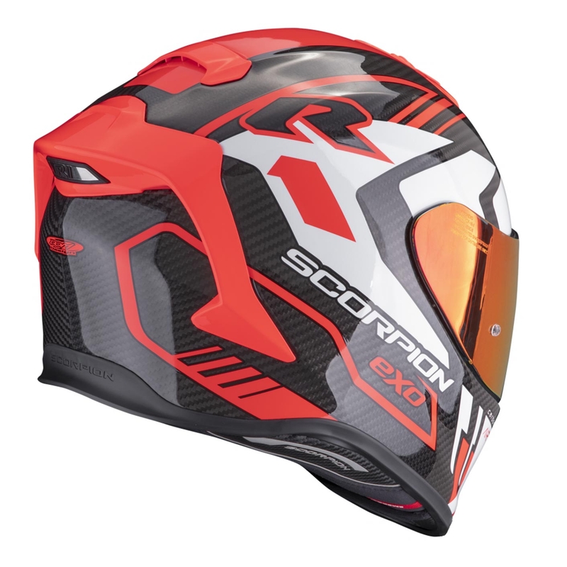 Casque intégral Scorpion EXO-R1 EVO Carbon Air Supra noir-rouge