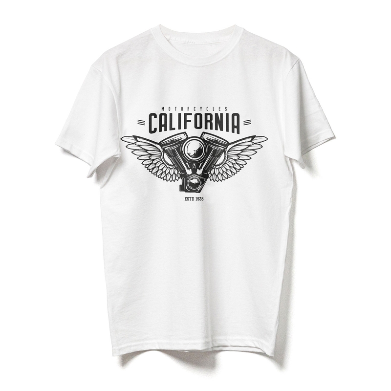 T-shirt RSA California blanc soldes