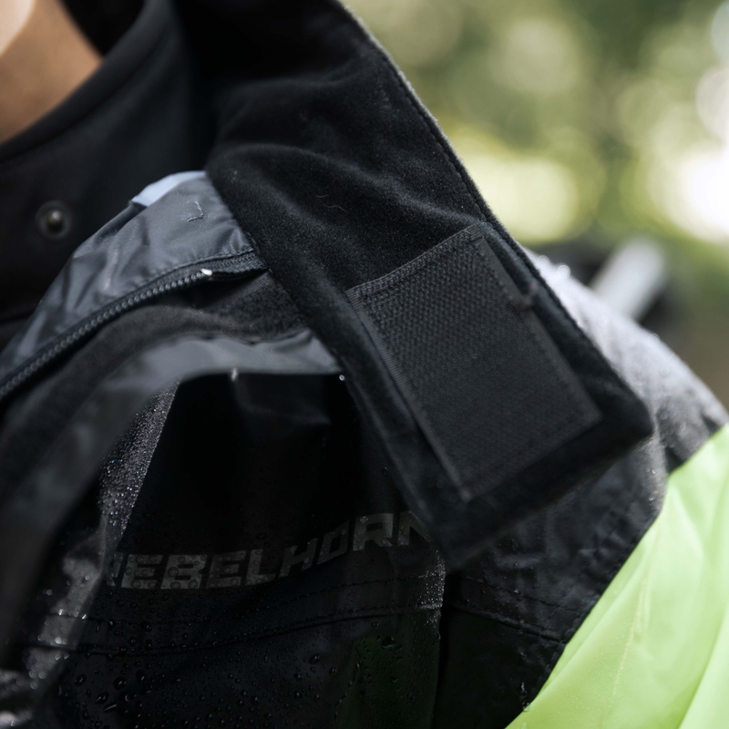 Veste de moto noire Rebelhorn Rain