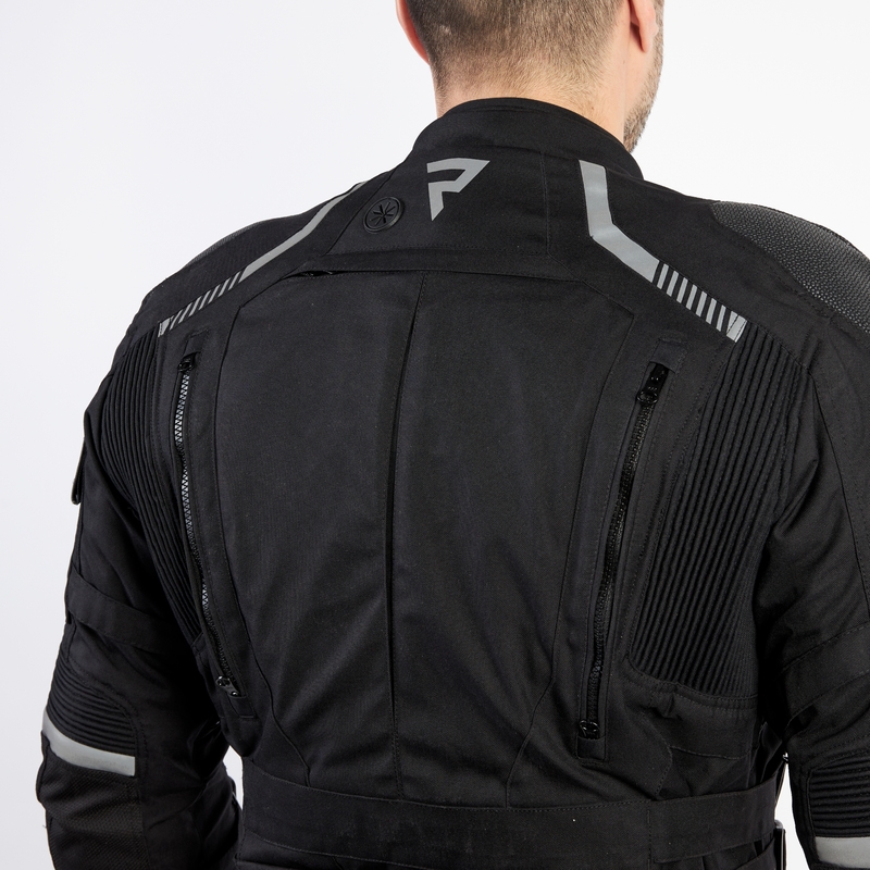 Veste de moto noire Rebelhorn Patrol