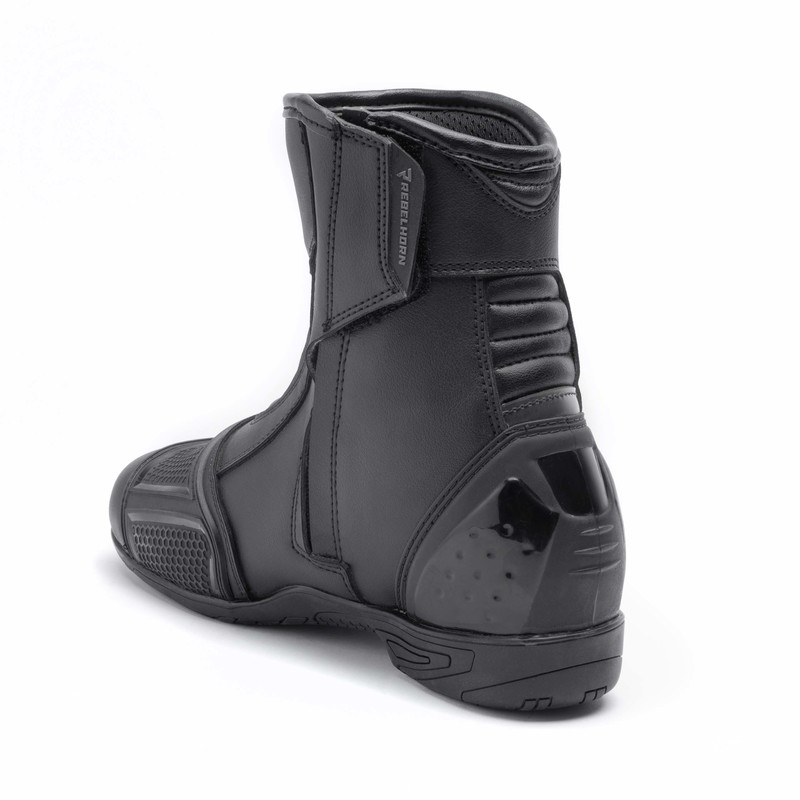 Bottes de moto noires Rebelhorn Trip ST Short soldes