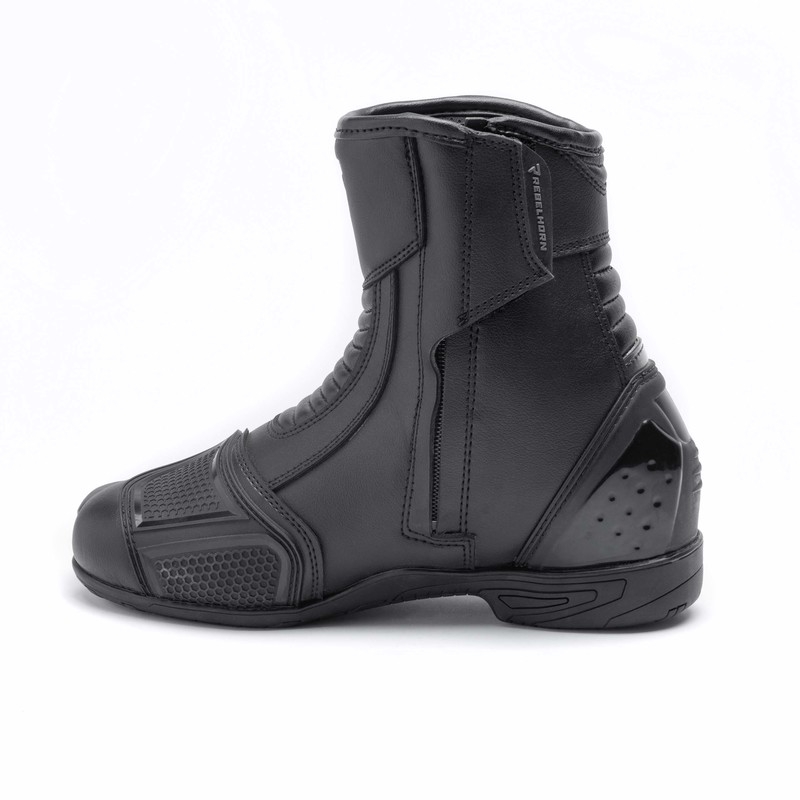 Bottes de moto noires Rebelhorn Trip ST Short soldes