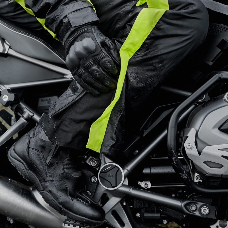 Combinaison de pluie Rebelhorn Travel noire et jaune fluo