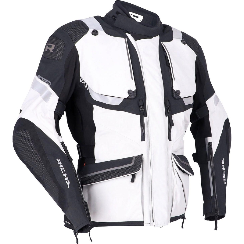 Veste moto RICHA Armada GTX Pro gris-noir soldes