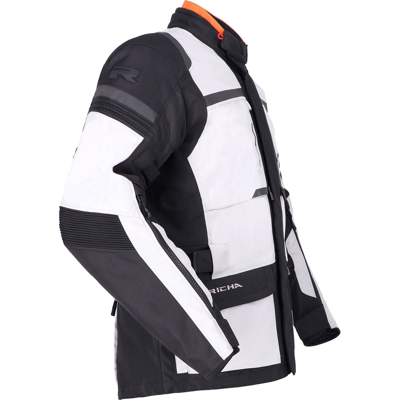 Veste moto RICHA Brutus GTX gris-noir soldes