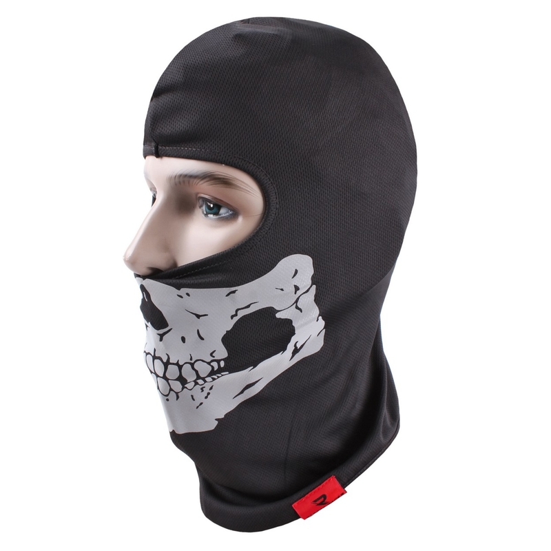 Cagoule pour casque Street Racer à tête de mort