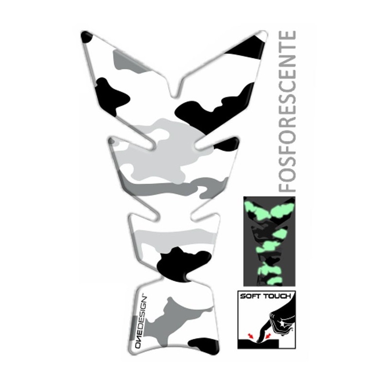 Couvercle du réservoir de carburant - tankpad Print Mimetic Phosphorescent soldes