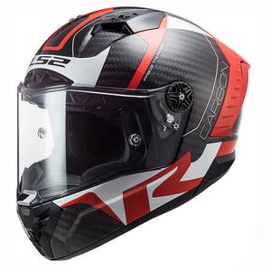 Casque moto intégral LS2 FF805 Thunder C Racing1 noir-blanc-rouge