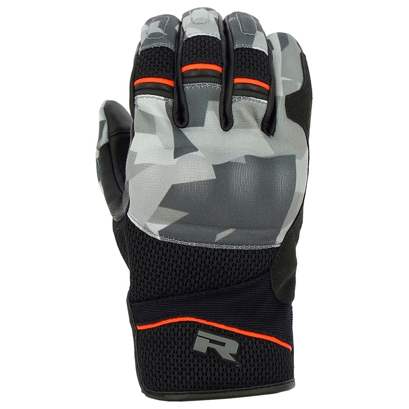 Gants moto RICHA Desert 2 noir-camo gris vente soldes
