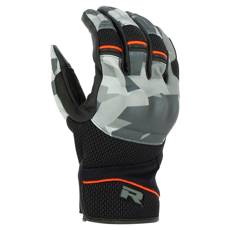 Gants moto RICHA Desert 2 noir-camo gris vente soldes