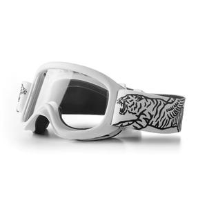 Lunettes de motocross Fuel Racing Division noir et blanc soldes