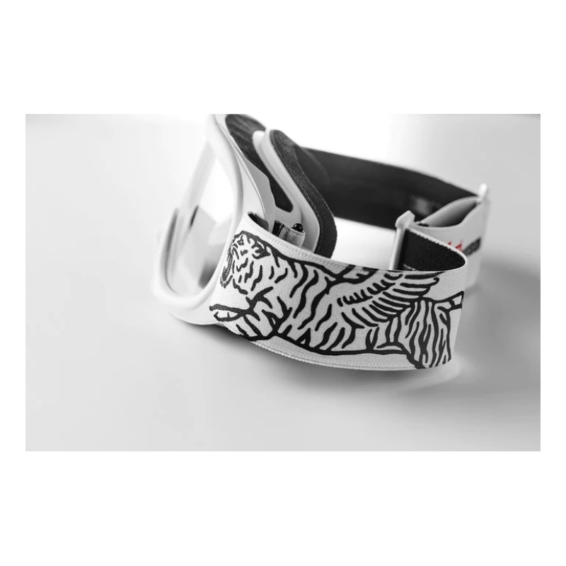 Lunettes de motocross Fuel Racing Division noir et blanc soldes
