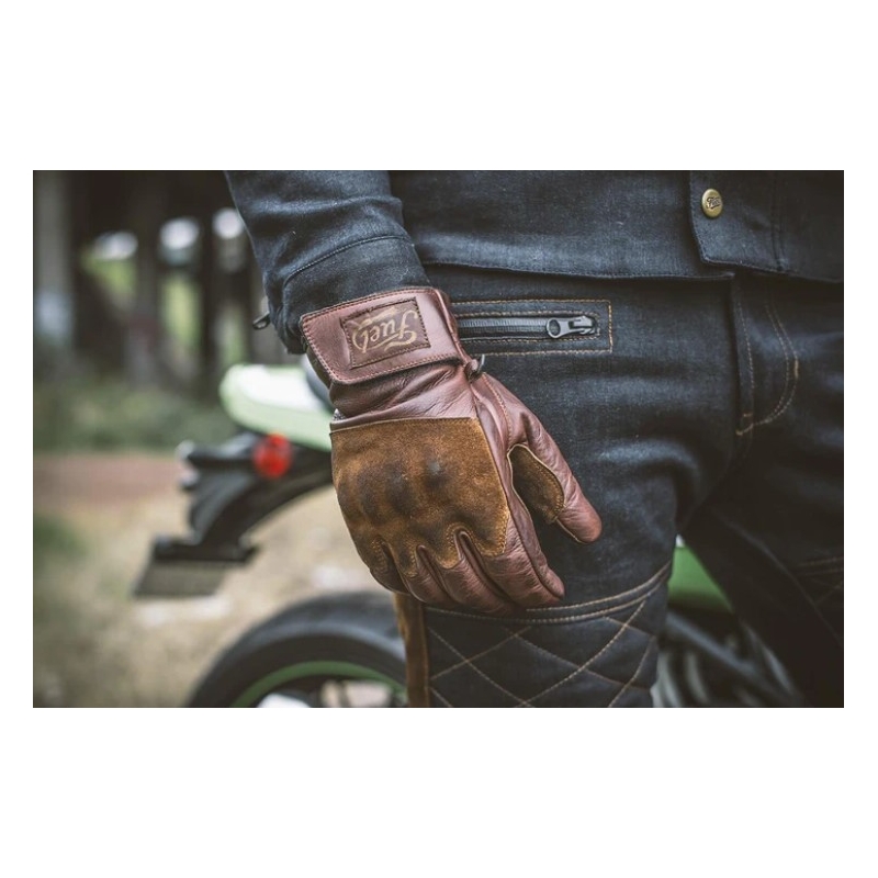 Gants de moto Fuel Rodeo Marron