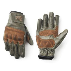 Gants de moto Fuel Rodeo Vert-Marron