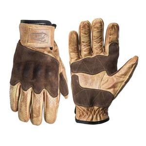 Gants moto Fuel Rodeo marron-jaune