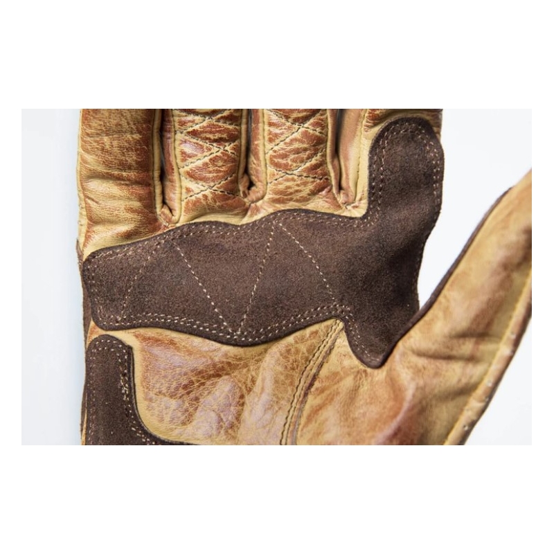 Gants moto Fuel Rodeo marron-jaune