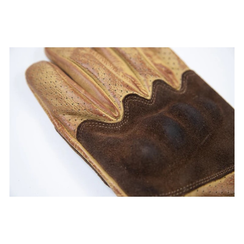 Gants moto Fuel Rodeo marron-jaune