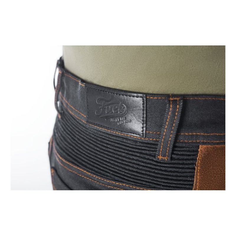 Pantalon moto Fuel Sergeant 2 Waxed Brown and Black