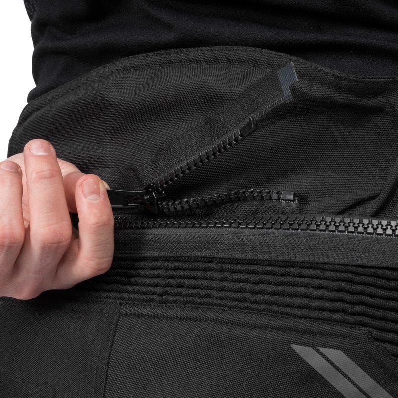 Pantalon moto Ozone Union II noir court soldes