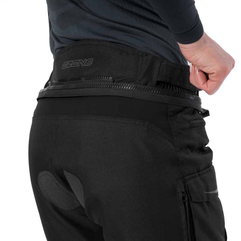 Pantalon de moto pour femmes Ozone Union II Noir soldes