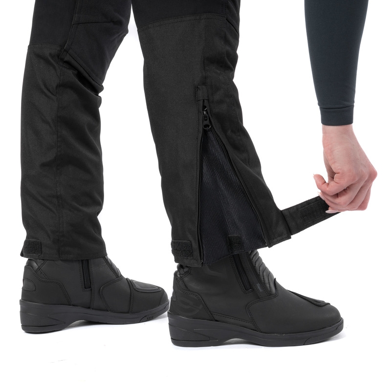 Pantalon de moto pour femmes Ozone Union II Noir soldes