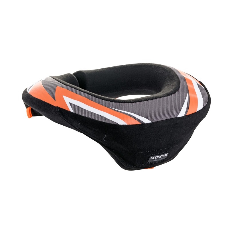 Alpinestars Sequence Youth Neck Protector Noir, Blanc et Orange