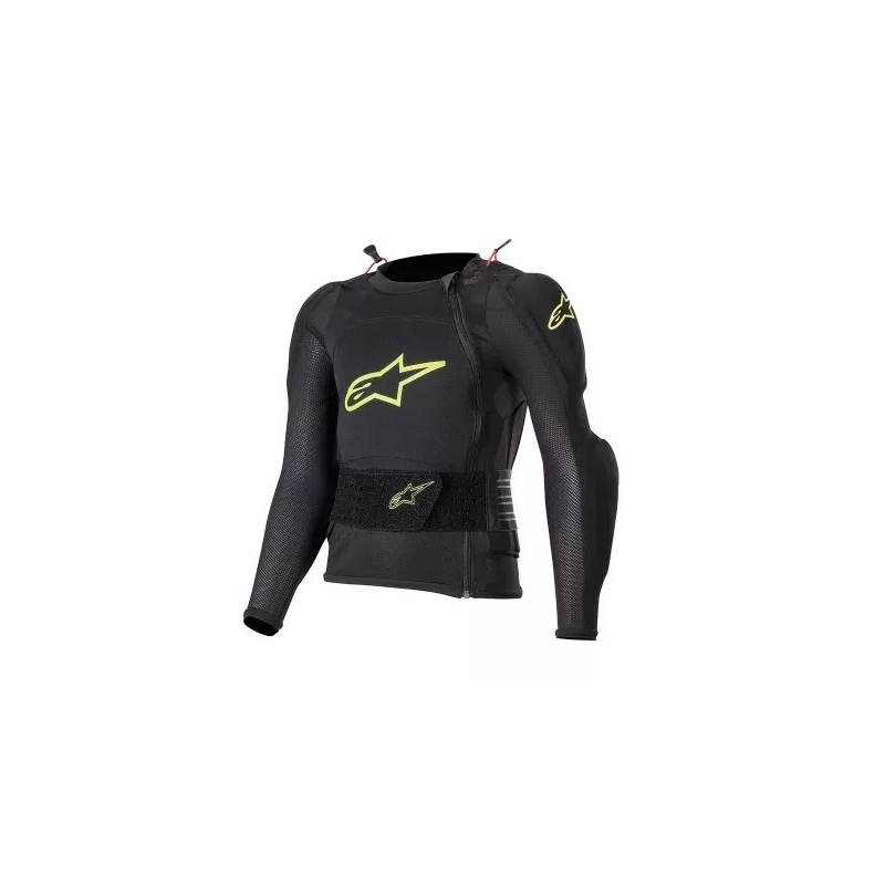 Alpinestars Bionic Plus Kids Body Protector Noir-Jaune fluo