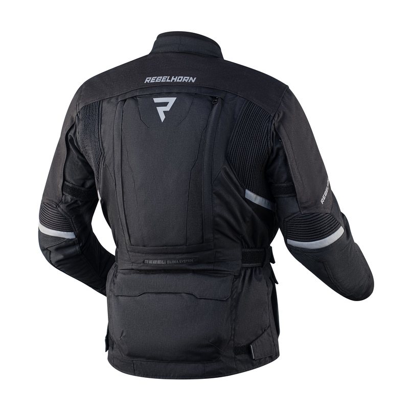 Veste de moto Rebelhorn Hardy II noir soldes